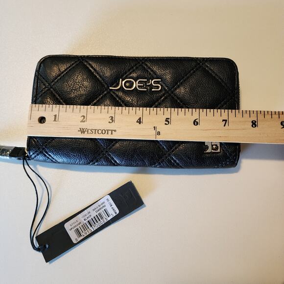 Joe's Jeans Black Diamond Quilted Wallet NWT - Picture 4 of 7